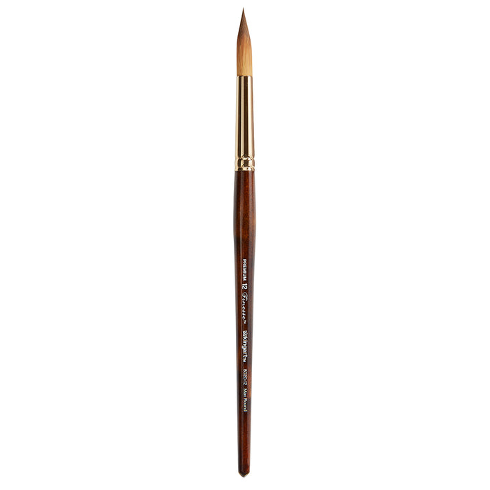 KINGART® Finesse™ 8020 Ultra Round™ Series Kolinsky Sable Synthetic Blend Brushes - KINGART