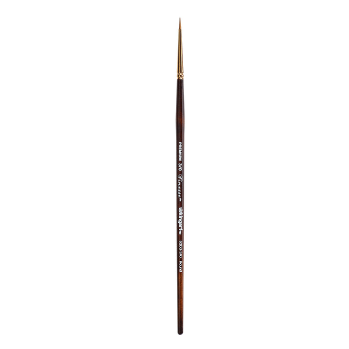 KINGART® Finesse™ 8000 Round Series Kolinsky Sable Synthetic Blend Brushes - KINGART