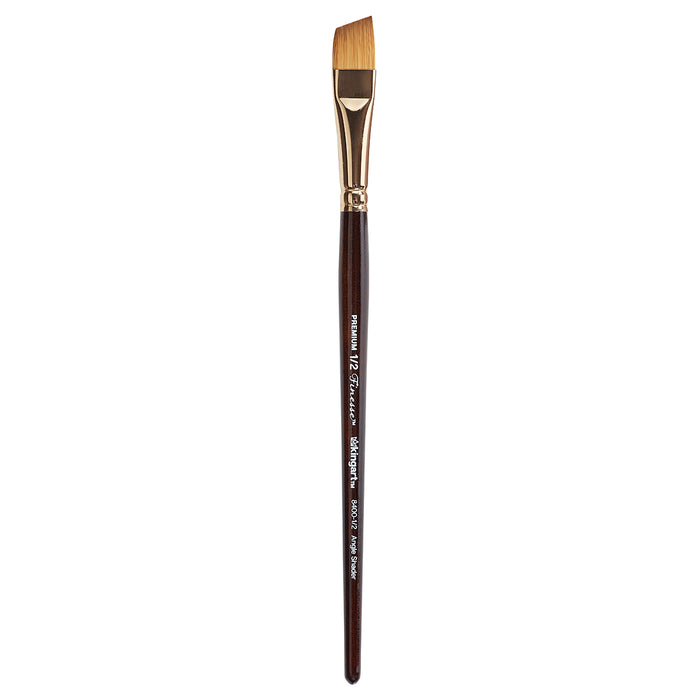 KINGART® Finesse™ 8400 Angle Series Kolinsky Sable Synthetic Blend Brushes - KINGART