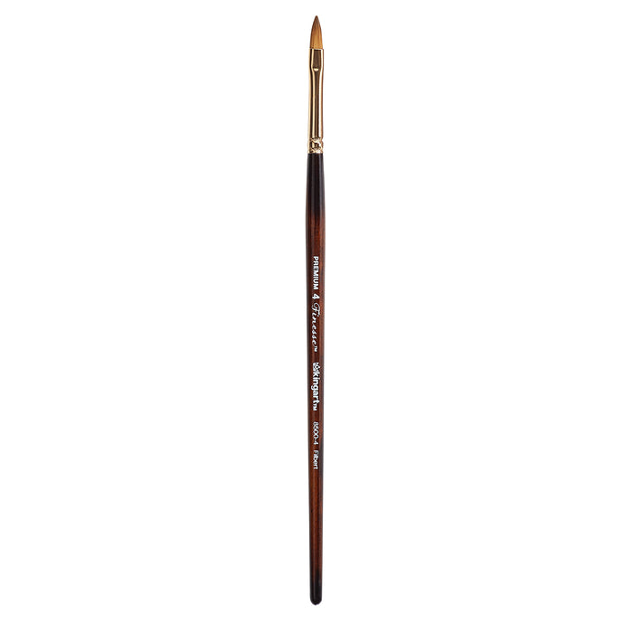 KINGART® Finesse™ 8500 Filbert Series Kolinsky Sable Synthetic Blend Brushes - KINGART