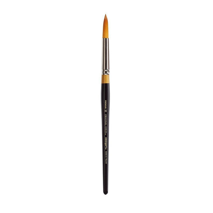 KINGART® Original Gold® 9000 Series Golden Taklon Round Brushes - KINGART