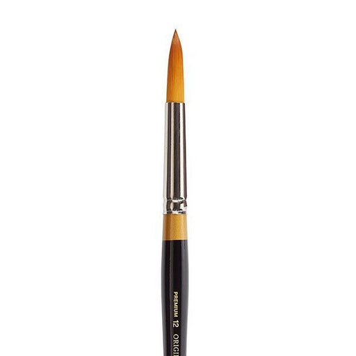 KINGART® Original Gold® 9000 Series Golden Taklon Round Brushes - KINGART