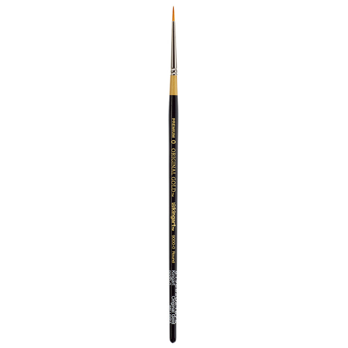 KINGART® Original Gold® 9000 Round Series Premium Golden Taklon Multimedia Artist Brushes - Premium - KINGART®