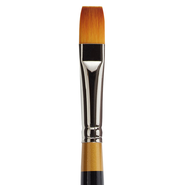 KINGART® Original Gold® 9300 Shader Series, Premium Golden Taklon Multimedia Artist Brushes - KINGART