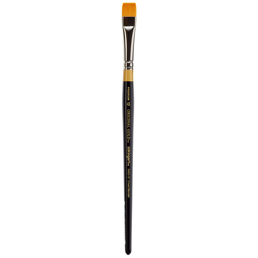 KINGART® Original Gold® 9450 Chisel Blender Series, Premium Golden Taklon Multimedia Artist Brushes - Premium - KINGART®