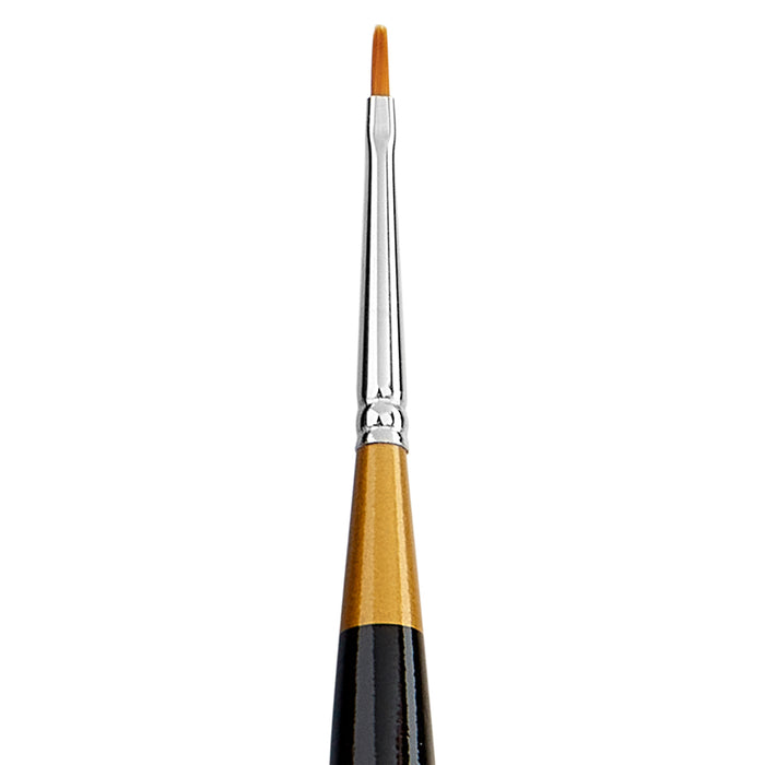 KINGART® Original Gold® 9500M Filbert Mini Handle Micro Detail Series, Premium Golden Taklon Multimedia Artist Brushes - Premium - KINGART