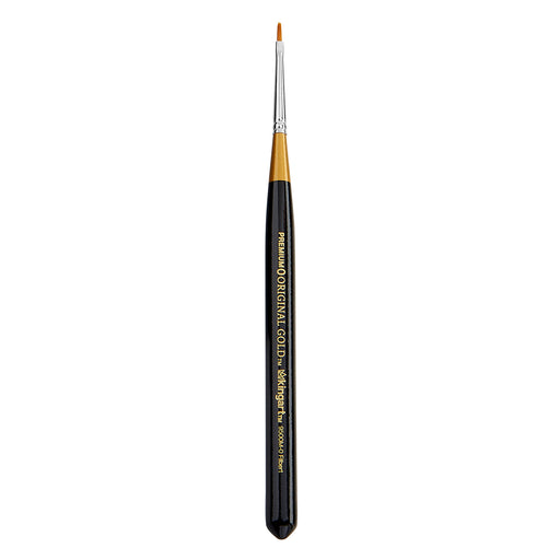 KINGART® Original Gold® 9500M Filbert Mini Handle Micro Detail Series, Premium Golden Taklon Multimedia Artist Brushes - Premium - KINGART