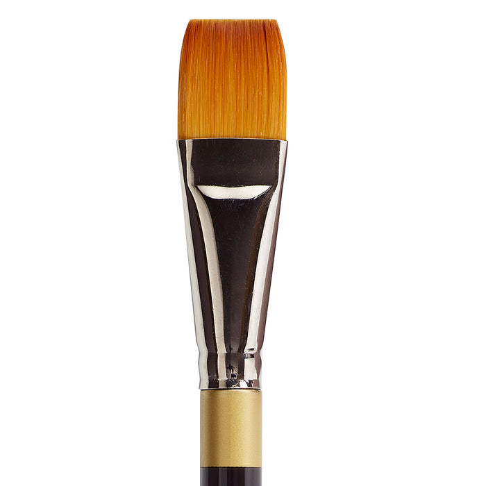 KINGART® Original Gold® 9550A Aqua Wash Series, Premium Golden Taklon, Multimedia Artist Brushes - KINGART