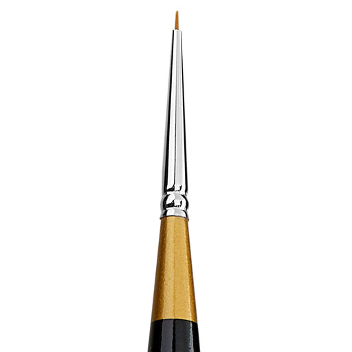 KINGART® Original Gold® 9650M Spotter Mini Handle Micro Detail Series, Premium Golden Taklon Multimedia Artist Brushes - Premium - KINGART