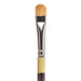 KINGART® Original Gold Specialty® 9247 Series, Crescent Filbert Blender Artist Brush, Golden Taklon & White Bristle Blend, Acrylic Handle - KINGART