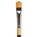 KINGART® Original Gold Specialty® 9247 Series, Crescent Filbert Blender Artist Brush, Golden Taklon & White Bristle Blend, Acrylic Handle - KINGART