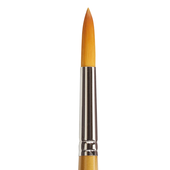 KINGART® Original Gold® 9040 Round Stroke™ Series Premium Golden Taklon Multimedia Artist Brushes - KINGART