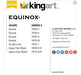 KINGART® Equinox™ Series Synthetic Squirrel Watercolor Artist Brushes, Gift Box, Set of 7 - KINGART