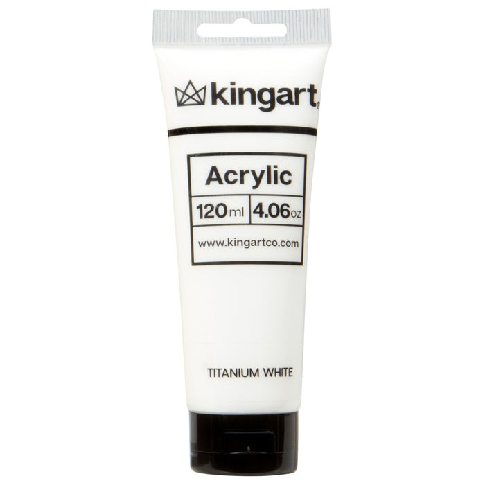 KINGART® PRO Artist Acrylic Paint, Individual Colors, 120ml (4.06oz) Per Tube, More Colors Available - KINGART