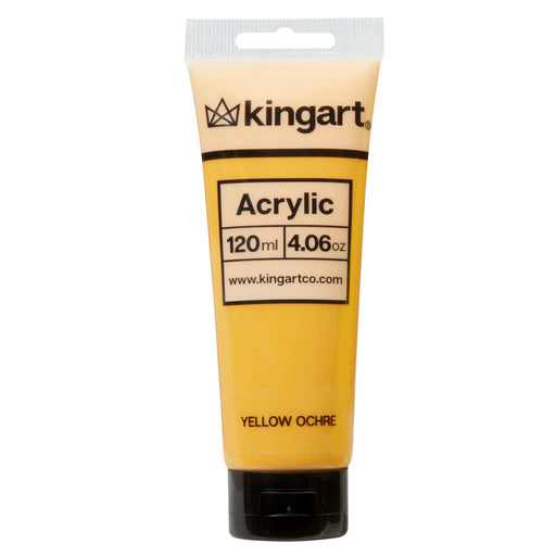 KINGART® PRO Artist Acrylic Paint, Individual Colors, 120ml (4.06oz) Per Tube, More Colors Available - KINGART