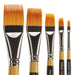 KINGART® Original Gold® 9120 Flat Rake™ Series Premium Golden Taklon Multimedia Artist Brushes - Premium - KINGART®