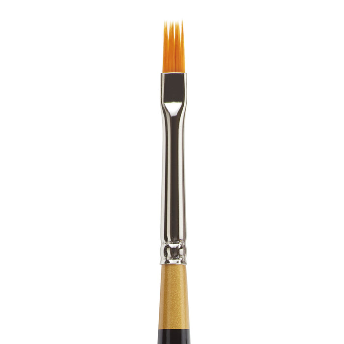 KINGART® Original Gold® 9120 Flat Rake™ Series Premium Golden Taklon Multimedia Artist Brushes - Premium - KINGART®