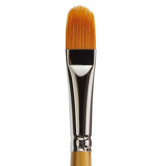 KINGART® Original Gold® 9520 Filbert Rake™ Series Premium Golden Taklon Multimedia Artist Brushes - KINGART