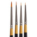 KINGART® Original Gold® 9650 Spotter Series, Premium Golden Taklon Multimedia Artist Brushes, Set of 4 - Premium - KINGART®