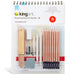 16 PC. SKETCHING PENCIL PAD SET - KINGART