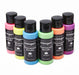 KINGART® Studio Acrylic Craft Paint, 60ml (2oz) Bottle, Set of 6 Fluorescent Colors - Studio - KINGART®