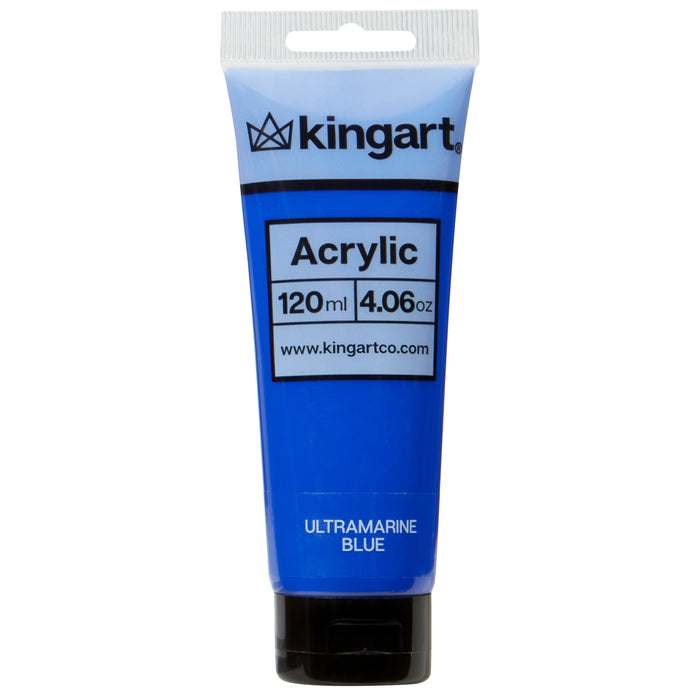 KINGART® PRO Artist Acrylic Paint, Individual Colors, 120ml (4.06oz) Per Tube, More Colors Available - KINGART