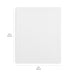 KINGART® Stretched White Canvas 8" x 10", 100% Cotton, Gesso-Primed, 12-Pack - KINGART