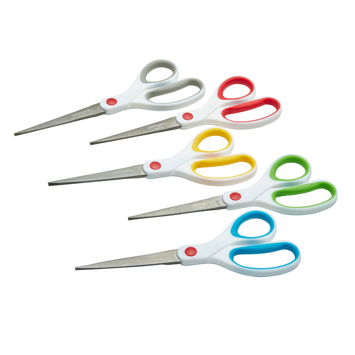 KINGART® Titanium Scissors, Arts & Crafts, Set of 5 - KINGART