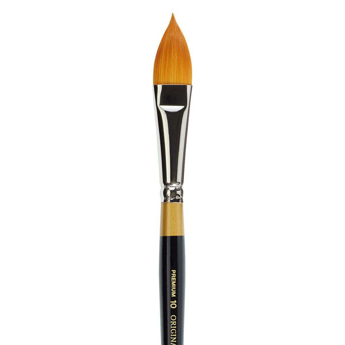 KINGART® Original Gold® 9930 Series, Golden Taklon Oval Floral Petal Artist Brush - KINGART