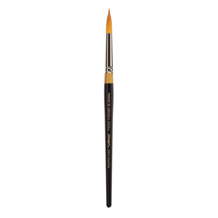 KINGART® Original Gold® 9430 Series, Golden Taklon Round Floral Petal Artist Brush - KINGART