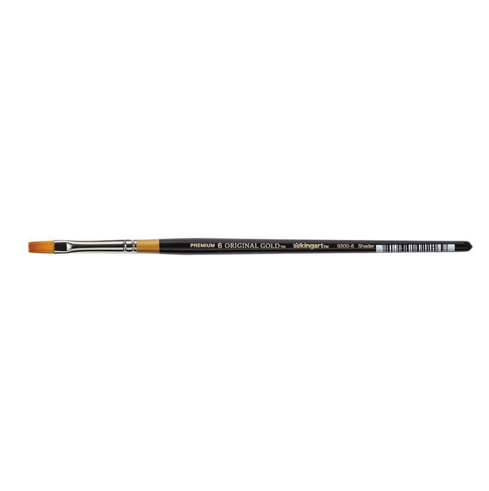 KINGART® Original Gold® 9300 Shader Series, Premium Golden Taklon Multimedia Artist Brushes - KINGART