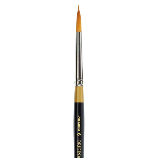 KINGART® Original Gold® 9430 Series, Golden Taklon Round Floral Petal Artist Brush - KINGART