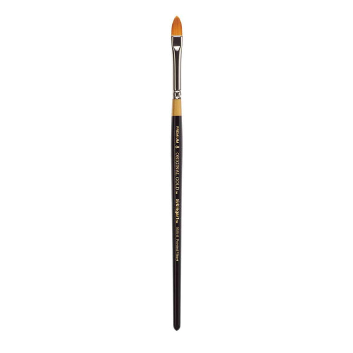 KINGART® Original Gold® 9515 Series, Golden Taklon Pointed Filbert - KINGART