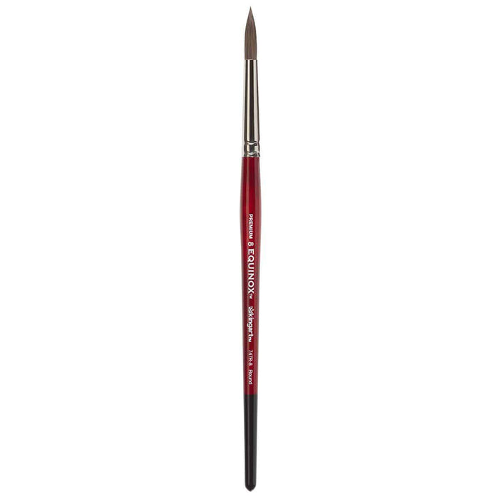 KINGART® Equinox™ Round Series Soft Synthetic Squirrel Premium Watercolor Artist Brushes -  - KINGART