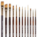 KINGART® Finesse™ Kolinsky Sable Synthetic Blend Brushes, Gift Box, Set of 12 - KINGART