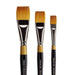 KINGART® Original Gold® 9550 Series, Golden Taklon Wash Brushes, Set of 3 - KINGART