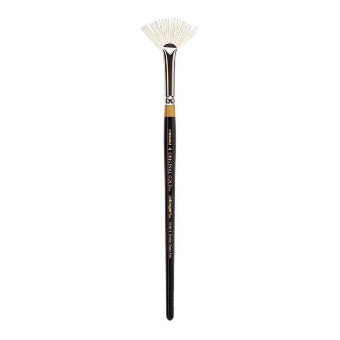 KINGART® Original Gold Specialty® 9246 Series, Synthetic Bristle Rake Fan Artist Brush - KINGART