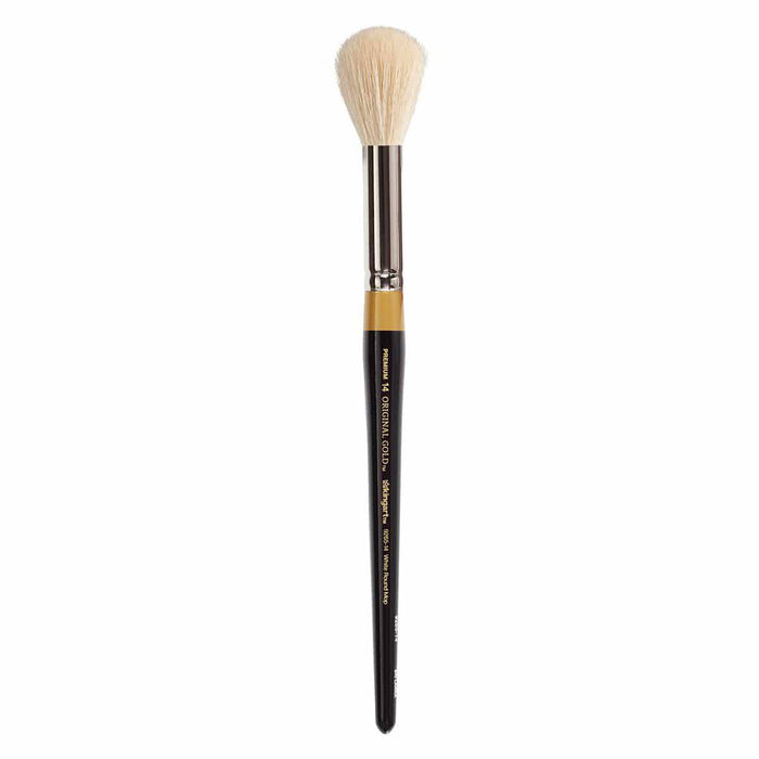 KINGART® Original Gold Specialty® 9265 Series, Round Mop Artist Brush, Super-Soft Natural - KINGART