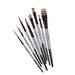 KINGART® Stellar™ Series Synthetic Blend Mixed Media Artist Brushes, Gift Box, Set of 8 - KINGART