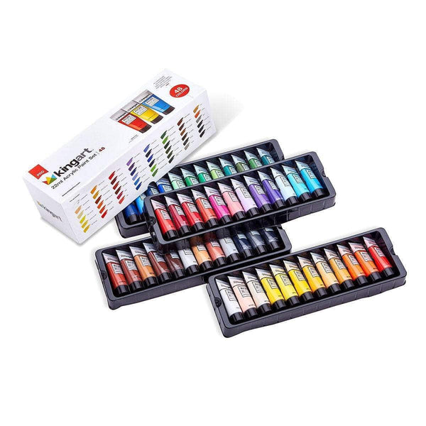 KINGART Artist Acrylic Paint Set of 24 Unique Colors