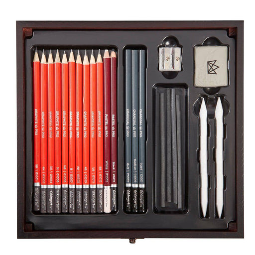 KINGART® PRO Gallery Series Graphic Art Drawing & Sketching Tools Collection - KINGART