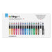 KINGART® Gel Stick Artist Mixed Media Crayons, Set of 16 Unique Colors - KINGART