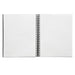 KINGART® Hardcover Spiral Sketchbook,  Acid Free, Perforated, 9” x 12” 100-Sheets 60 lb (90 gsm) - KINGART