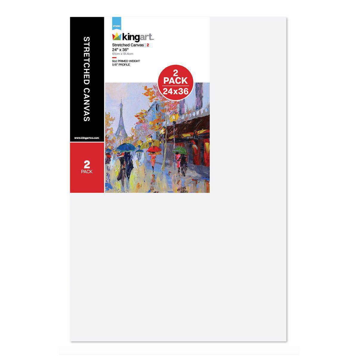 White Canvas Panels 24x36 12 Pack Professional Cotton Artist Quality Acid Free Primed Canvas Boards for , Oil and Wet or Dry Art Media for Crafts and