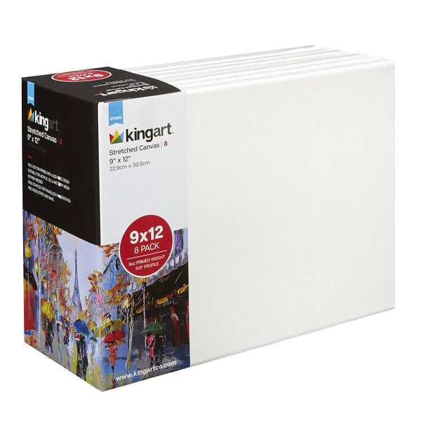 2 Pack of 9 x 12 Premium Extra Heavy-Weight Acrylic Painting Paper Pad,  246lbs 12-Sheets 