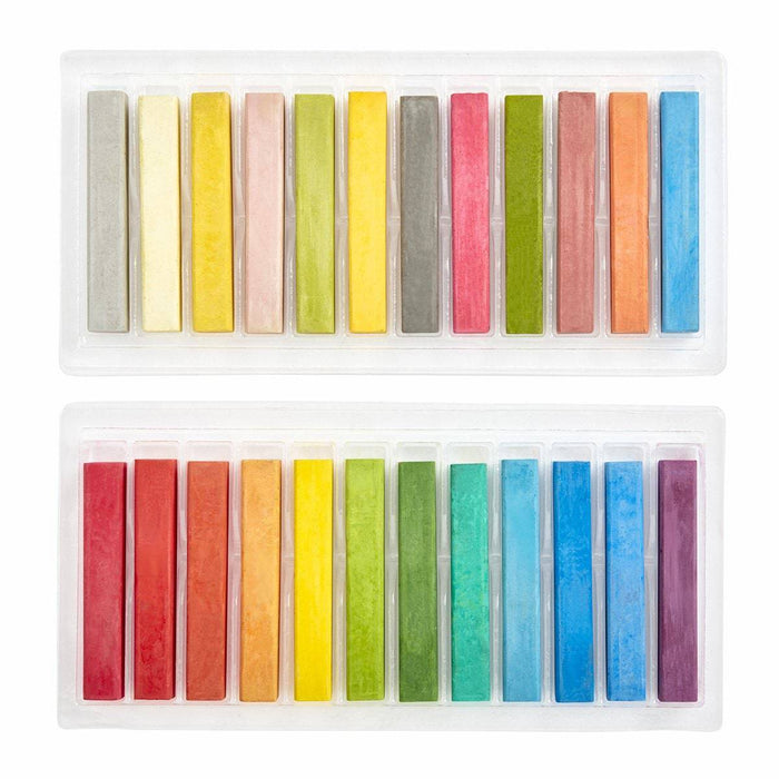 KINGART® Studio Colored Square Chalk Pastels, Set of 48 Unique Colors - KINGART