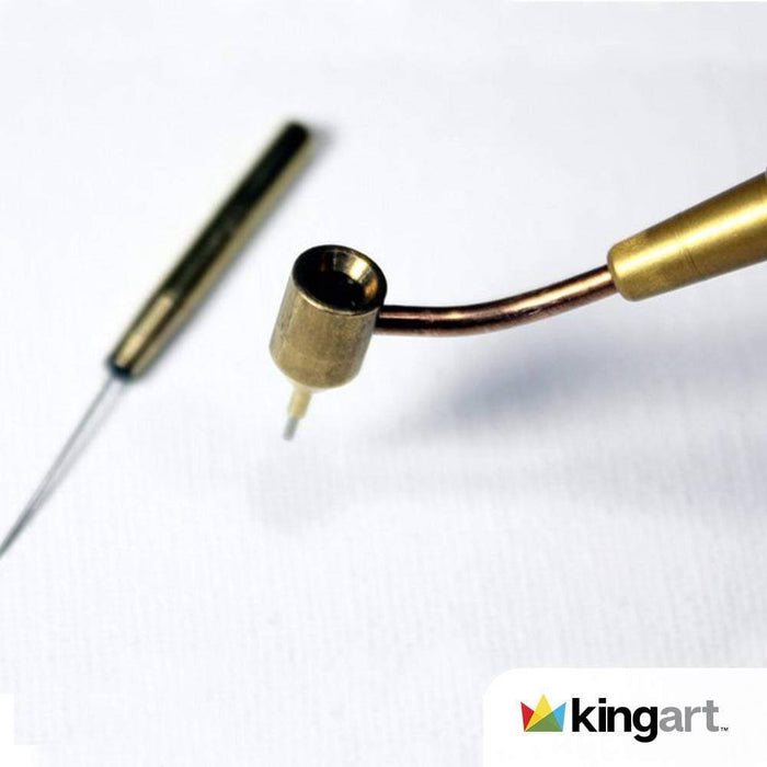 KINGART® Studio Fine Line Painting Pen, Stem Flow Size .5mm, Applicable with Inks, Acrylics & Water Based Media - KINGART