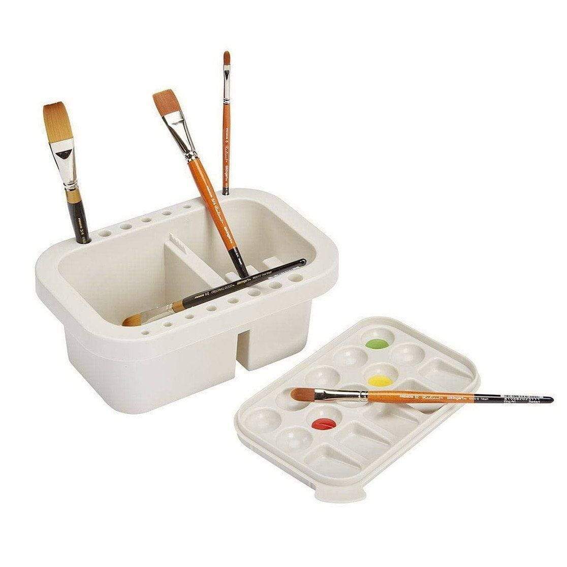  Box Painting Box Paintbrush Organizer Wooden Paint