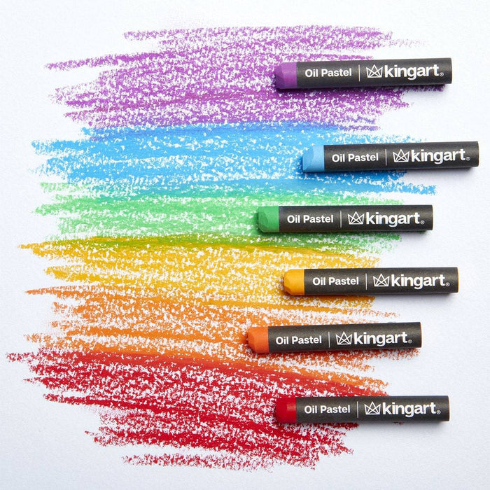 KINGART® Studio Oil Pastels, Set of 60 Vivid Colors - KINGART