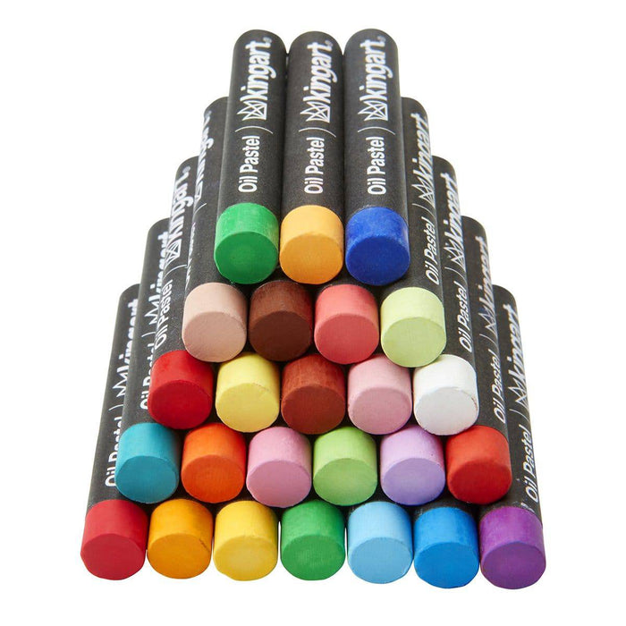 KINGART® Studio Oil Pastels, Set of 60 Vivid Colors - KINGART